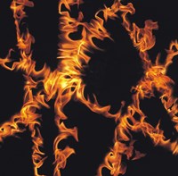 Multiple Flames Fine Art Print