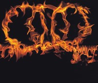 Rings of Flames Fine Art Print