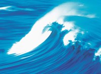 Heavy waves in ocean Fine Art Print