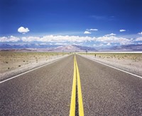 Highway 6 passing through a desert, Esmeralda County, Nevada, USA Fine Art Print