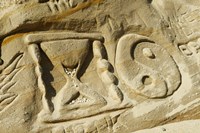 Rock Carvings I Fine Art Print