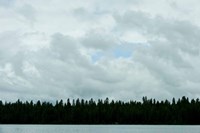 Clouds over a Lake at Dawn, Lake Almanor, California by Panoramic Images - 36" x 24"