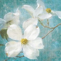 Indiness Blossom Square Vintage I Fine Art Print