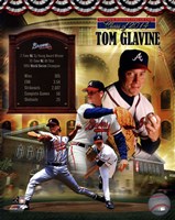 Tom Glavine MLB Hall of Fame Legends Composite Fine Art Print