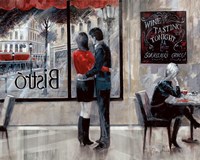 Bistro Romance Fine Art Print