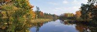 Lake in a forest, Mount Desert Island, Hancock County, Maine, USA Fine Art Print