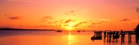 Ocean sunset Bahamas Fine Art Print