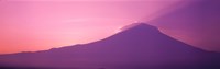 Sunset Over Mt Fuji Shizuoka Japan