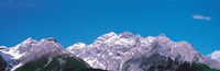 Mountain Range, Engadin Switzerland Fine Art Print
