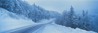 Winter Road NH USA