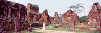 Ruins of temples, Champa, My Son, Vietnam Fine Art Print