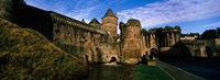 Low angle view of a castle, Chateau de Fougeres, Fougeres, Ille-et-Vilaine, Brittany, France Fine Art Print