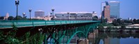 Bridge across river, Gay Street Bridge, Tennessee River, Knoxville, Knox County, Tennessee, USA by Panoramic Images - 28" x 9"