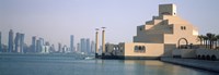 Museum at the waterfront, Museum Of Islamic Arts, Doha, Ad Dawhah, Qatar Fine Art Print