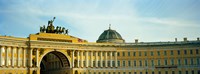 Low angle view of a building, General Staff Building, State Hermitage Museum, Palace Square, St. Petersburg, Russia Fine Art Print