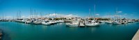 Small harbor in Provence-Alpes-Cote d'Azur, France by Panoramic Images - 31" x 9"