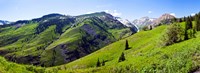 On Slate River Road looking at Mt Owen and Purple Mountain, Crested Butte, Gunnison County, Colorado, USA Fine Art Print