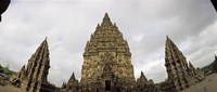 Close Up of 9th century Hindu temple, Indonesia Fine Art Print