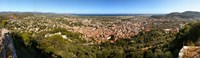 High angle view of a town, Hyeres-les-palmiers, Cote D'Azur, Provence-Alpes-Cote D'Azur, France Fine Art Print