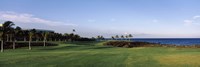 Waikoloa Golf Course at the coast, Waikoloa, Hawaii, USA Fine Art Print