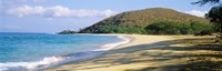 Surf on the beach, Big Beach, Makena, Maui, Hawaii, USA Fine Art Print