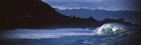 Waves in the Pacific ocean, Waimea, Oahu, Hawaii, USA Fine Art Print