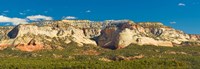 White Cliffs mountain range outside Zion National Park, Utah, USA Fine Art Print