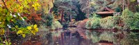 Japanese Garden in autumn, Tatton Park, Cheshire, England by Panoramic Images - 28" x 9"