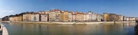 Buildings at the waterfront, Saone River, Lyon, Rhone, Rhone-Alpes, France Fine Art Print
