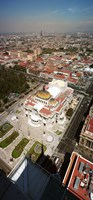 High angle view of Palacio de Bellas Artes, Mexico City, Mexico Fine Art Print