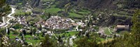 High angle view of a town, Annot, Alpes-de-Haute-Provence, Provence-Alpes-Cote d'Azur, France Fine Art Print