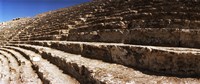 Steps of the theatre in the ruins of Hierapolis, Pamukkale, Denizli Province, Turkey Fine Art Print