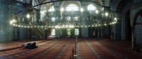 Interiors of a mosque, Rustem Pasha mosque, Istanbul, Turkey Fine Art Print