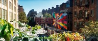 Buildings around a street from the High Line in Chelsea, New York City, New York State, USA by Panoramic Images - 21" x 9"