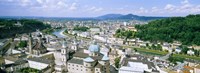 Buildings in a city, view from Hohensalzburg Castle, Salzburg, Austria Fine Art Print