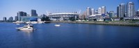 Stadium at the waterfront, BC Place Stadium, Vancouver, British Columbia, Canada 2013 Fine Art Print