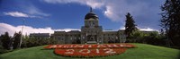 Formal garden in front of a government building, State Capitol Building, Helena, Montana, USA Fine Art Print