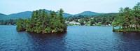Wooded island, Lake George, New York State, USA by Panoramic Images - 25" x 9" - $28.99
