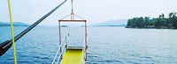 Lake George viewed from a steamboat, New York State, USA Fine Art Print