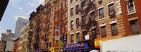 Buildings in a street, Mott Street, Chinatown, Manhattan, New York City, New York State Fine Art Print
