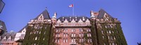 Low angle view of the Empress Hotel, Victoria, Vancouver Island, British Columbia, Canada Fine Art Print