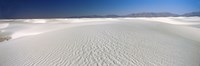 White Sands with Mountains in the Distance, New Mexico Fine Art Print