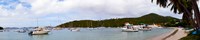Boats at harbor, Cruz Bay, St. John, US Virgin Islands Fine Art Print