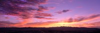 Clouds in the sky at dusk, Las Vegas, Nevada, USA Fine Art Print