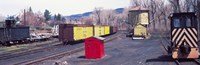 Old train terminal, Chama, New Mexico Fine Art Print