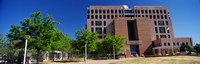 Facade of a government building, Pete V.Domenici United States Courthouse, Albuquerque, New Mexico, USA Fine Art Print