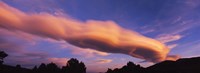 Cumulus clouds in the sky at dusk, Paso Robles, San Luis Obispo County, California, USA Fine Art Print