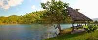 Picnic area at pond, Las Terrazas, Pinar Del Rio Province, Cuba Fine Art Print