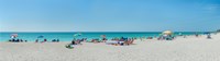 People on the beach, Venice Beach, Gulf Of Mexico, Venice, Florida, USA Fine Art Print