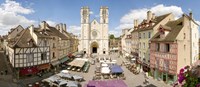 Saint-Vincent De Chalon-Sur-Saone cathedral, Chalon-Sur-Saone, Burgundy, France Fine Art Print
